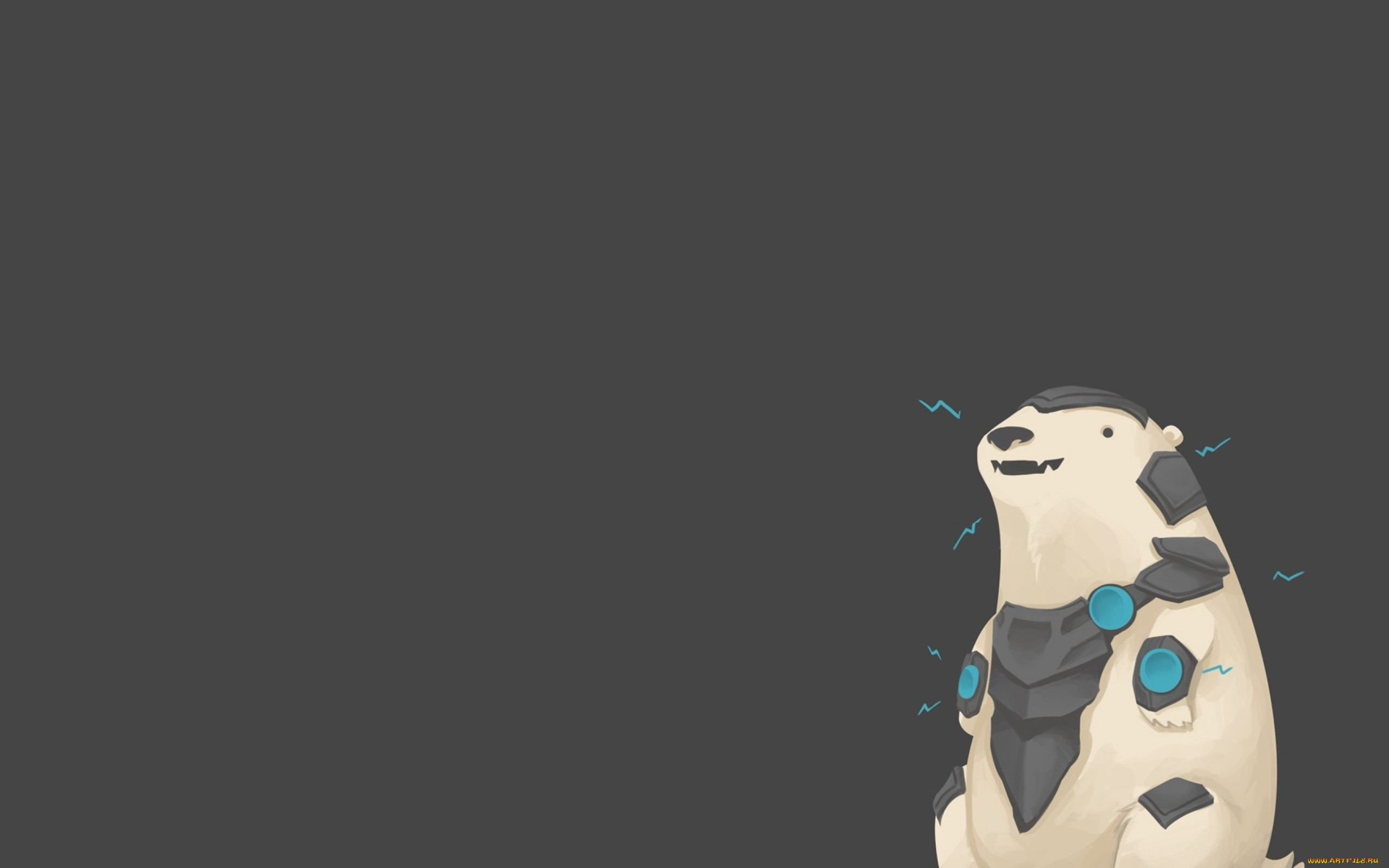 , , white, armored, bear, volibear, league, of, legends